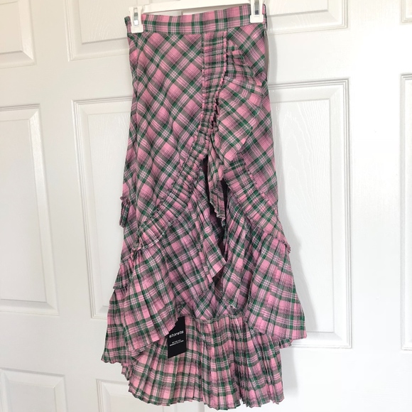 Dresses & Skirts - Green and pink ruffle skirt Dresses & Skirts - Green and pink ruffle skirt